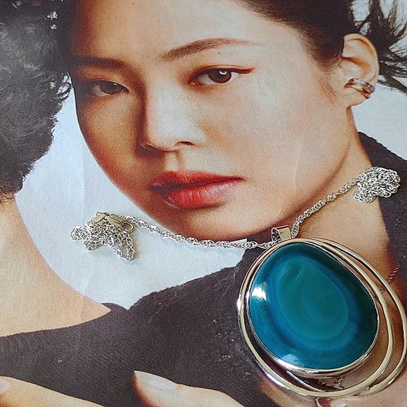 King Solomon Stone of Eliat Israeli Sterling Silver - Picture 11 of 12